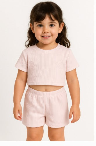 Pack X3 Conjunto wafle pupera y short