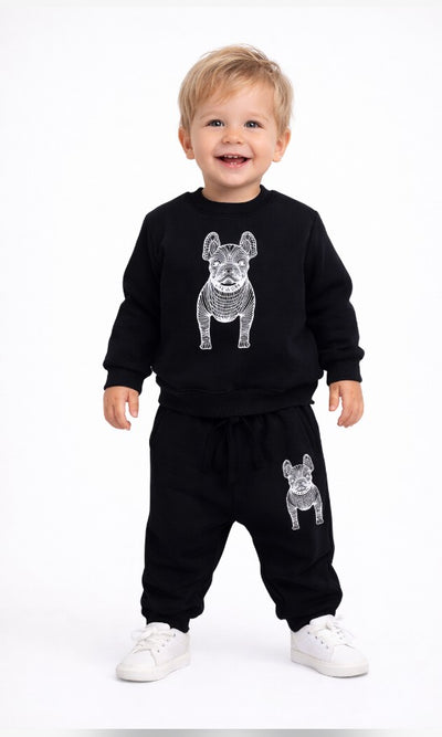 Pack X3 Conjunto buzo y short Bulldog