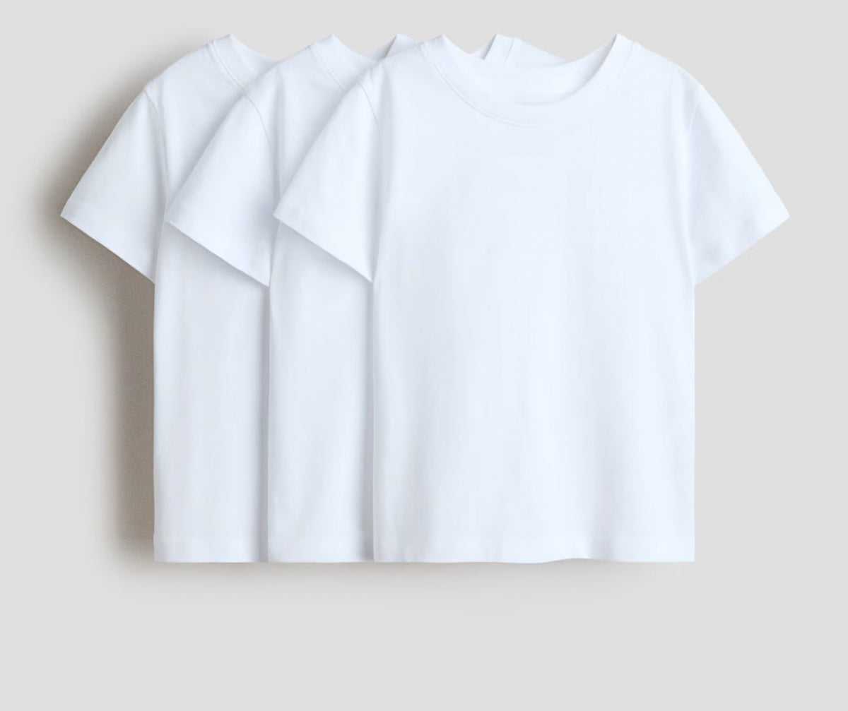 Pack X6 Remera Lisa