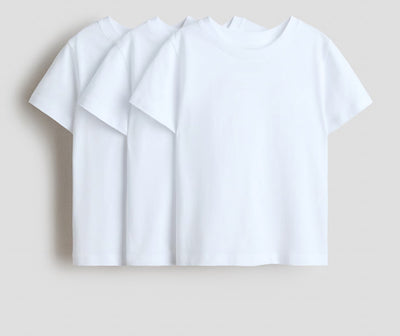 Pack X6 Remera Lisa