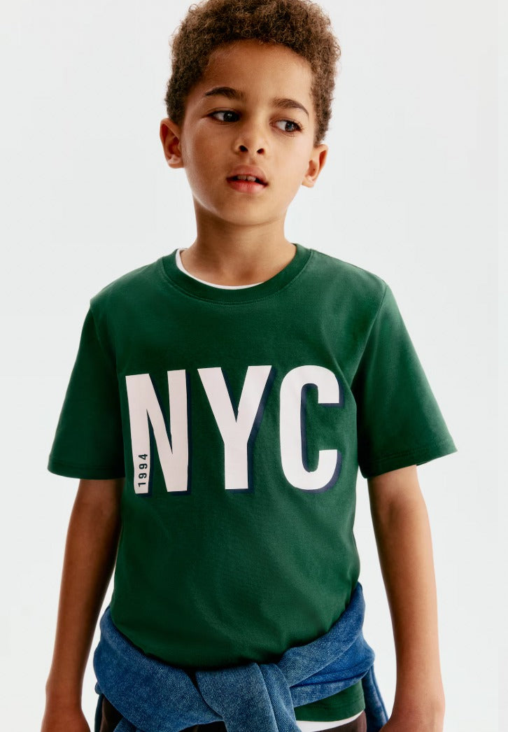 Pack X2 Remera NYC Verde