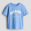 Pack X2 Remera Miami Celeste