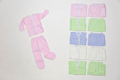 Pack x6 - 10 Conjunto X2 Tricolor Con Broche