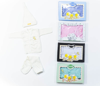 Pack X5 Conjunto De 3 Piezas ( Con Bordado)