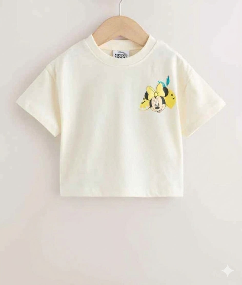 Pack X2 Remera Oversize Natural Minnie