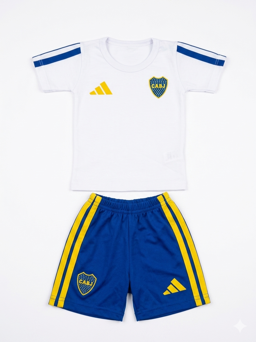 Pack X5 Conjunto Boca remera y short