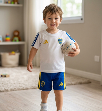 Pack X5 Conjunto Boca remera y short