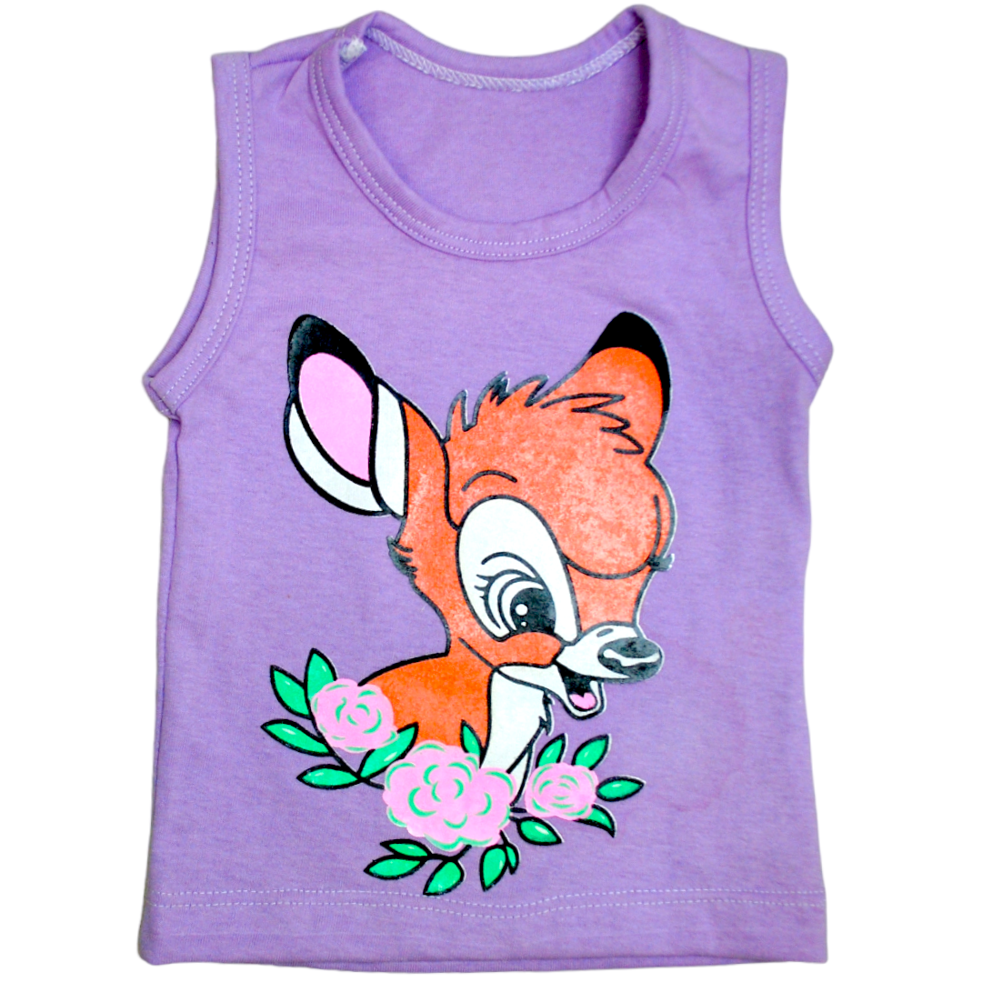 Pack X6 Musculosa Con Estampa Personaje