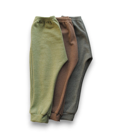 Pack X3 pantalon de darlon soft rayado