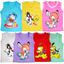 Pack X6 Musculosa Con Estampa Personaje