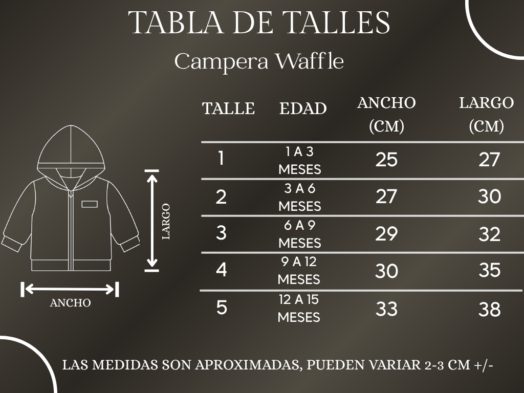 Pack X5 Conjunto Wafle