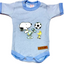 Pack X5 Body Manga Corta cuello francés Snoopy