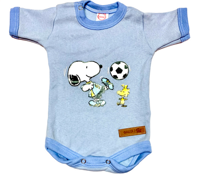 Pack X5 Body Manga Corta cuello francés Snoopy