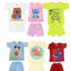 Pack X5 Conjunto 2 piezas remera con estampa y short